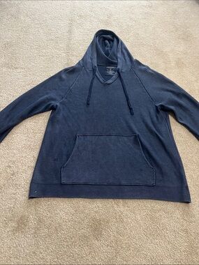 American Eagle Men's Hooded Knit Pullover Sweatshirt